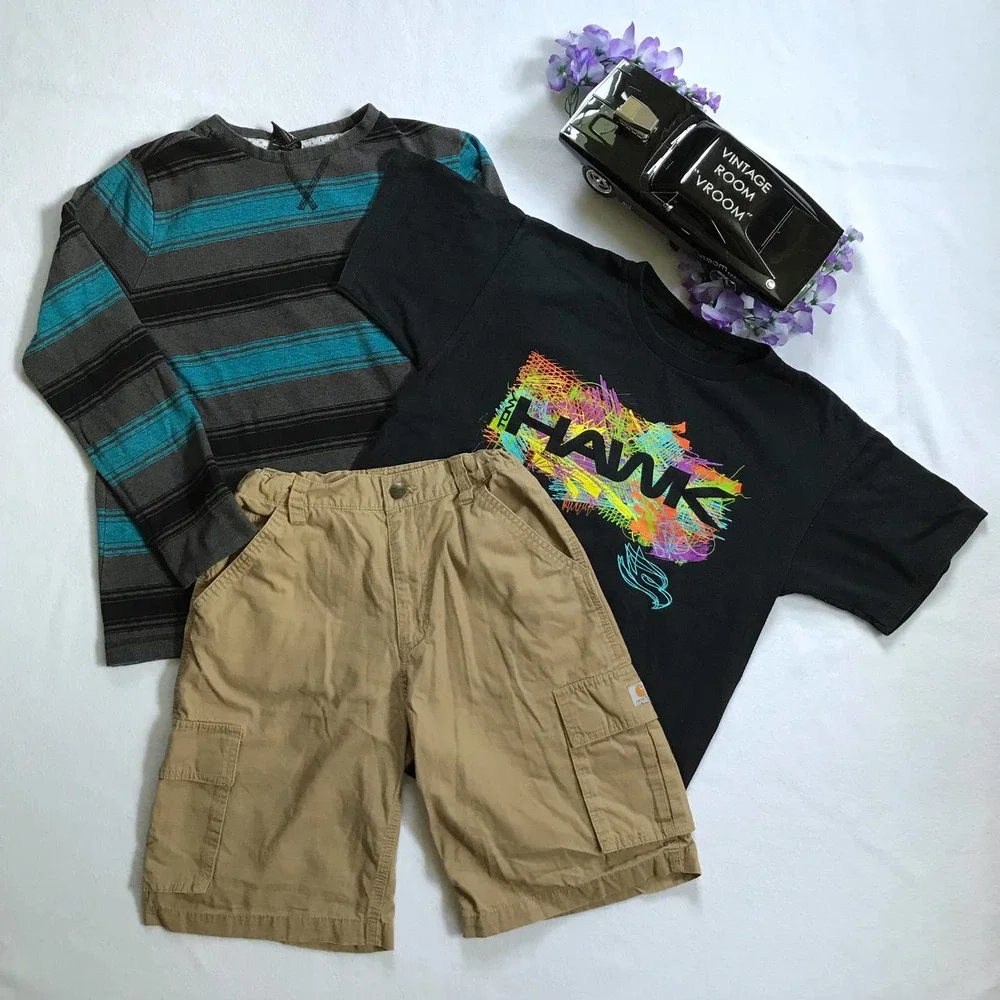 ❌SOLD❌ Carhartt and Hawk Oufit Bundle for Boys L (14/16) - Picture 1 of 9